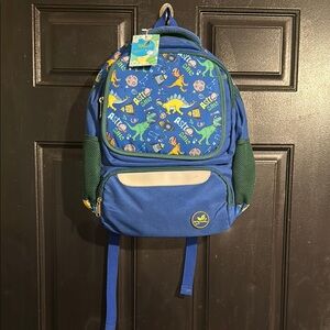 Spring Country Blue Dinosaur Backpack